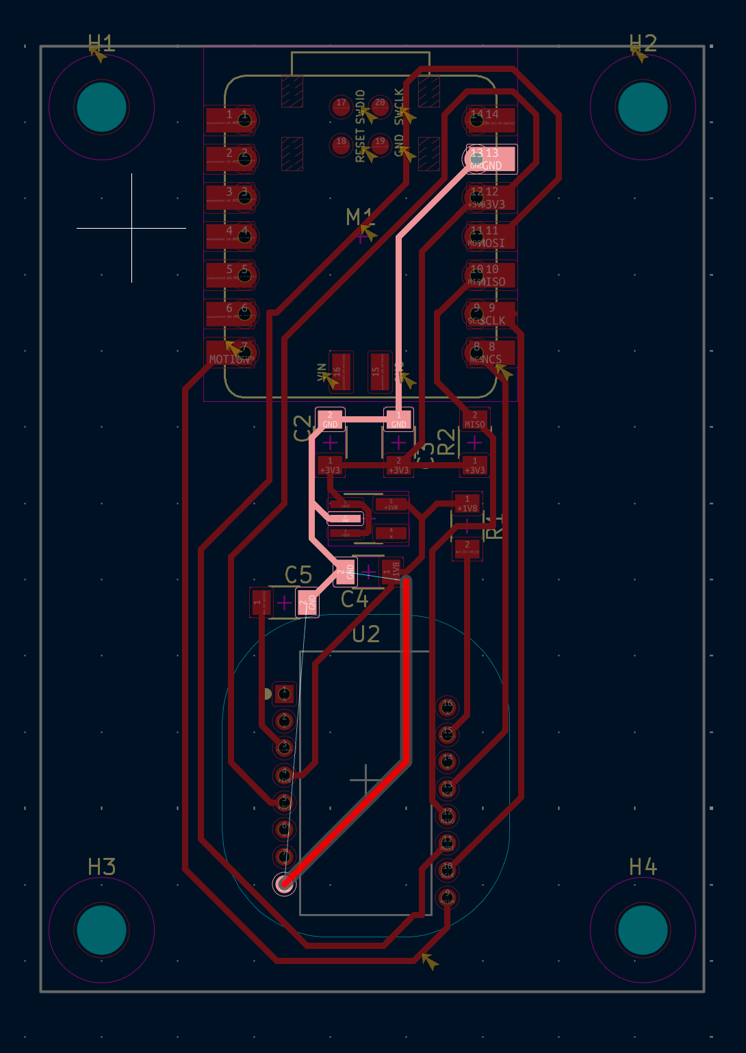 Problem in Yufeng's PCB design, V2