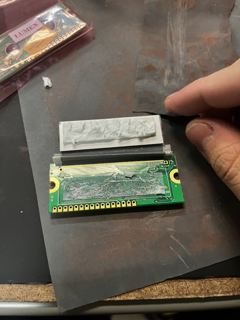 Peel off the polarizer and reflector