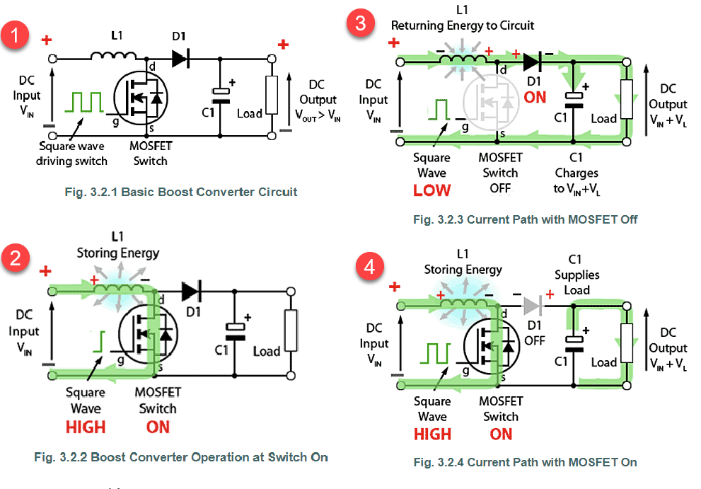 Floating-output double-boost converter