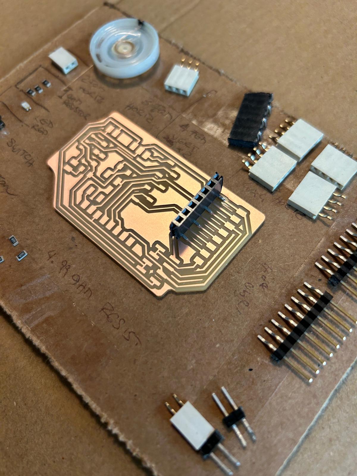 soldering first piece