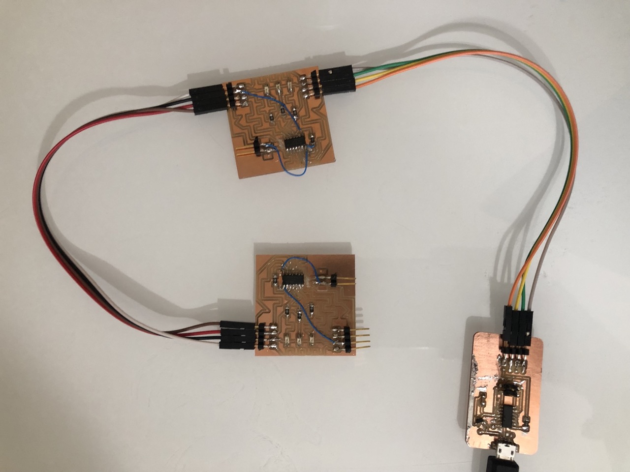Networking PCB connection