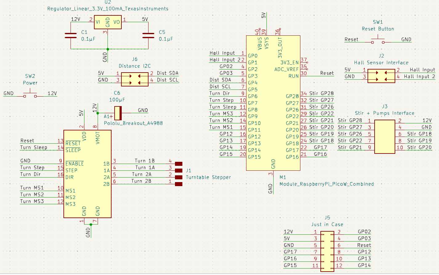 Main board schematic