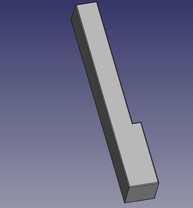 CAD design for C key