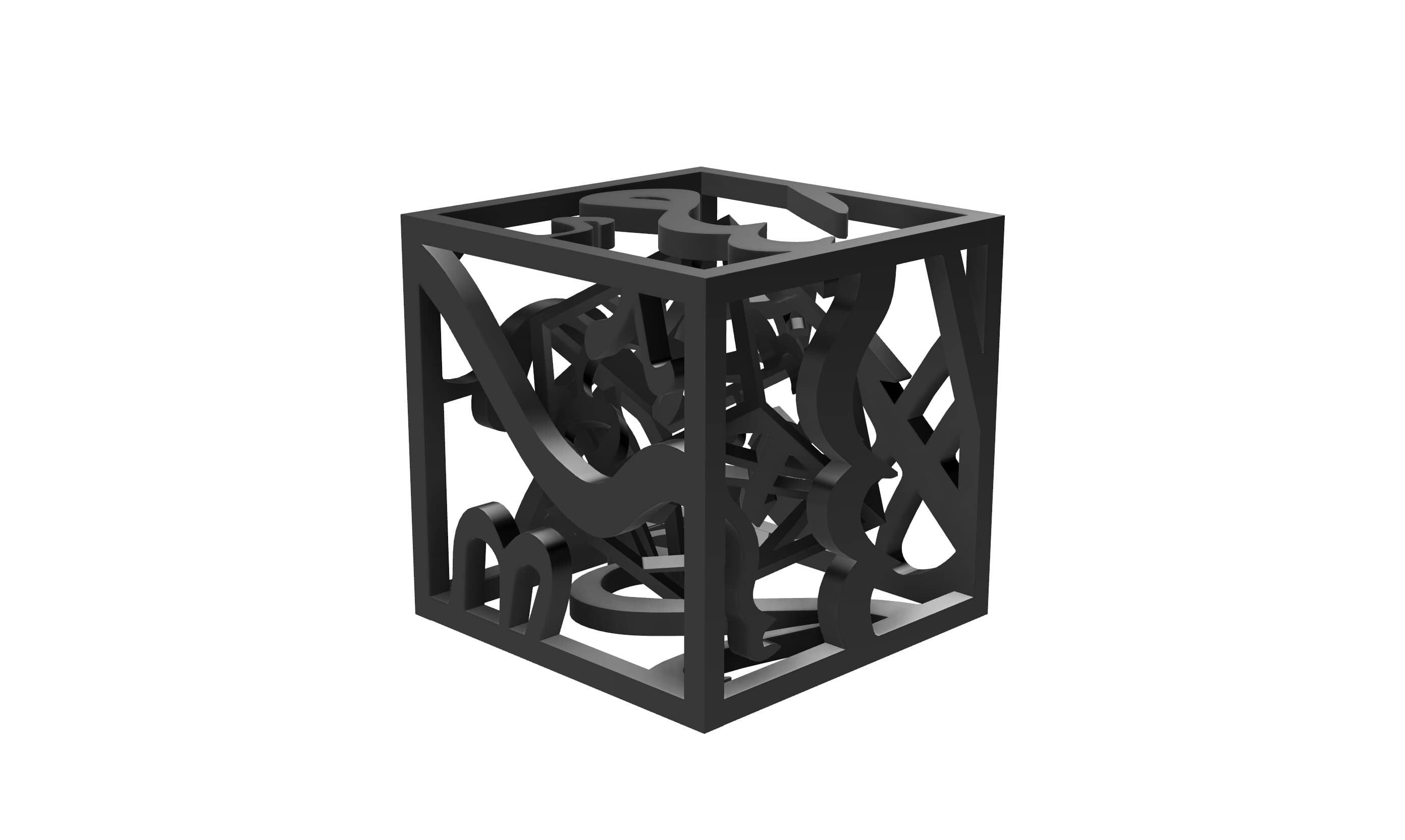 Final Render of the cubic design.