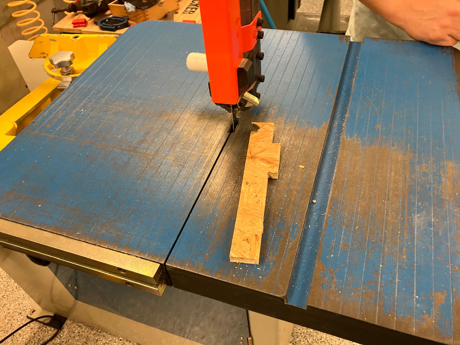 Bandsaw Cutting and Precision Measurement