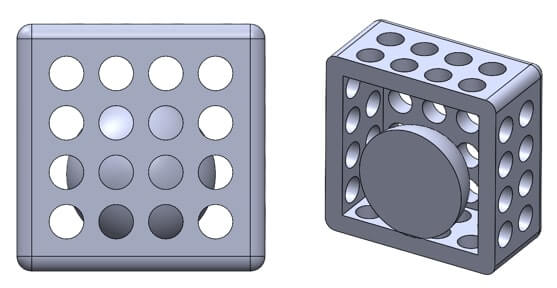 CAD model for the cube